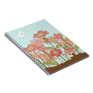 Espiral Caderno da casa da fada Cornflower