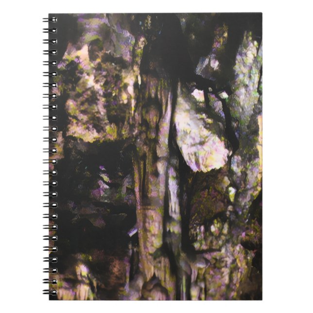 Espiral Caderno da Caverna de Cristal Deva (Frente)