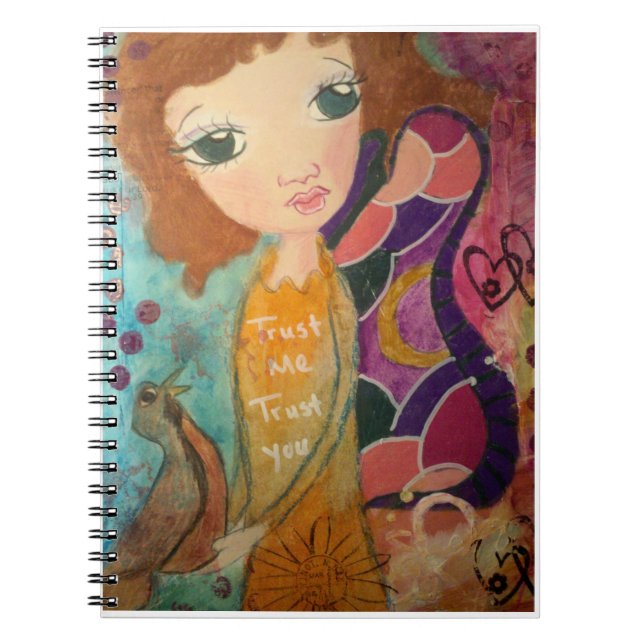 Espiral Caderno da fada da confiança da imagem da fantasia (Frente)