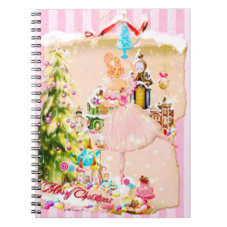 Espiral Caderno da fada do Sugarplum