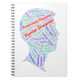 Espiral Caderno da foto de ADHD inspirador