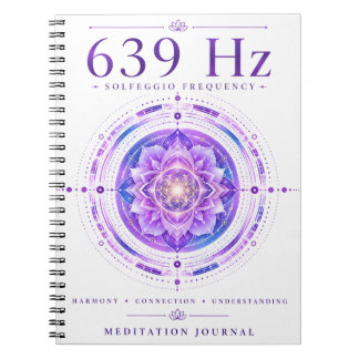 Espiral Caderno da Frequência Solfejo 639 Hz – Harmony & C