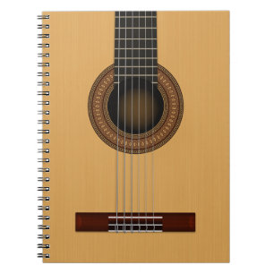 Espiral Caderno da guitarra acústica