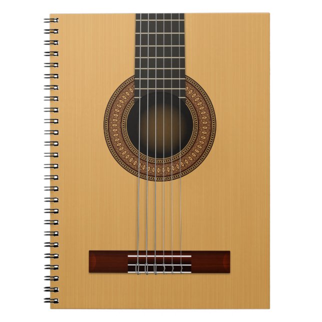 Espiral Caderno da guitarra acústica (Frente)