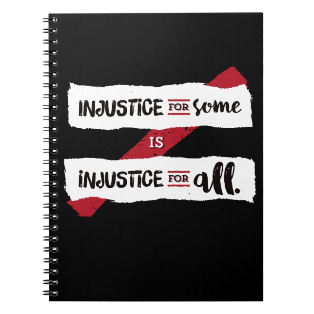 Espiral Caderno da injustiça (Frente)