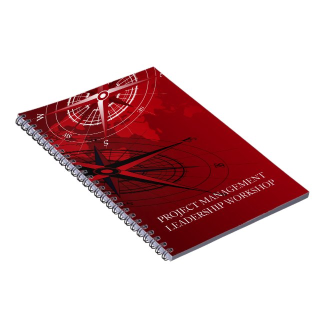 Espiral caderno da liderança do projeto (Lado Direito)