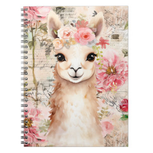 Espiral Caderno da Llama Bonita