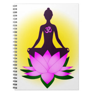 Espiral Caderno da meditação