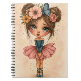 Espiral Caderno da Menina Bailarina Florindo