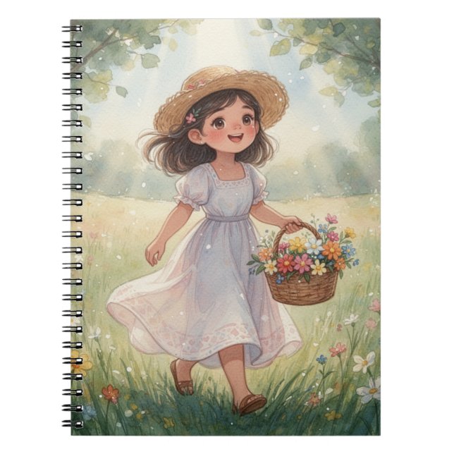 Espiral Caderno da Menina Caprichosa (Frente)