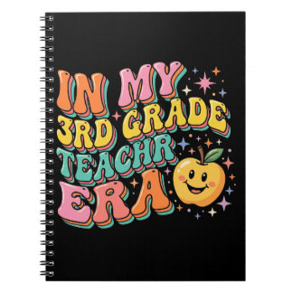Espiral Caderno da Minha Era de Professora do 3º Ano