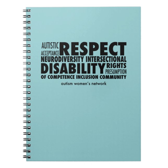 Espiral Caderno da nuvem da palavra da ARESTA (Frente)