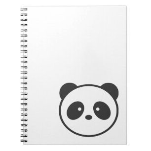 Espiral Caderno da panda