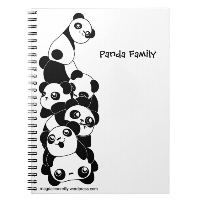 Espiral Caderno da panda de Pandastic (Frente)