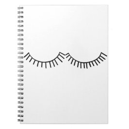 Espiral Caderno da pestana