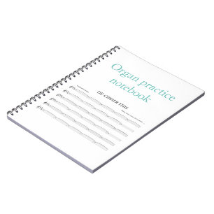 Espiral Caderno da prática do órgão para organistas