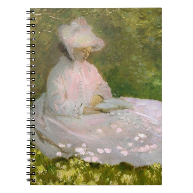 Espiral Caderno da primavera de Monet (Frente)