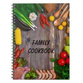 Espiral Caderno da receita da família