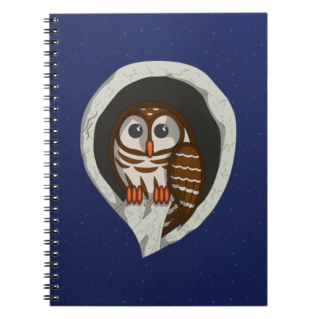 Espiral Caderno da Selene a Coruja (Frente)