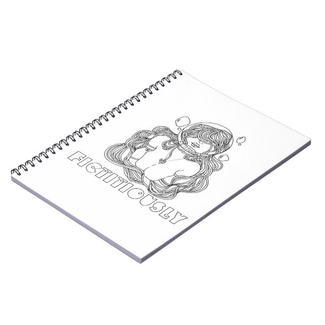 Espiral Caderno da sereia do espaço (Left Side)