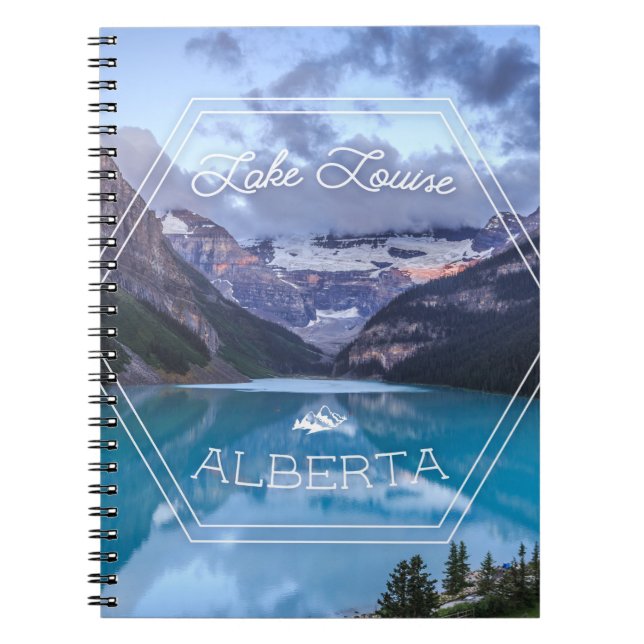 Espiral Caderno da série 02 de Lake Louise (Frente)