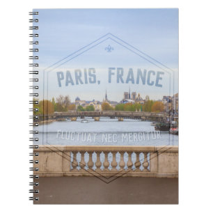 Espiral Caderno da série 02 de Paris