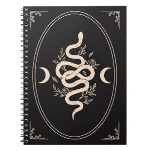 Espiral Caderno da serpente celestial