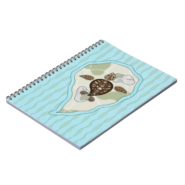 Espiral Caderno da Tartaruga Marinha Callie (Left Side)