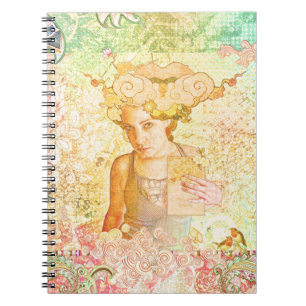 Espiral Caderno da vida do amor