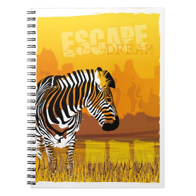 Espiral Caderno da zebra (Frente)