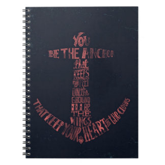 Espiral Caderno das citações da âncora