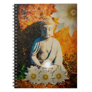 Espiral Caderno das citações de Buddha