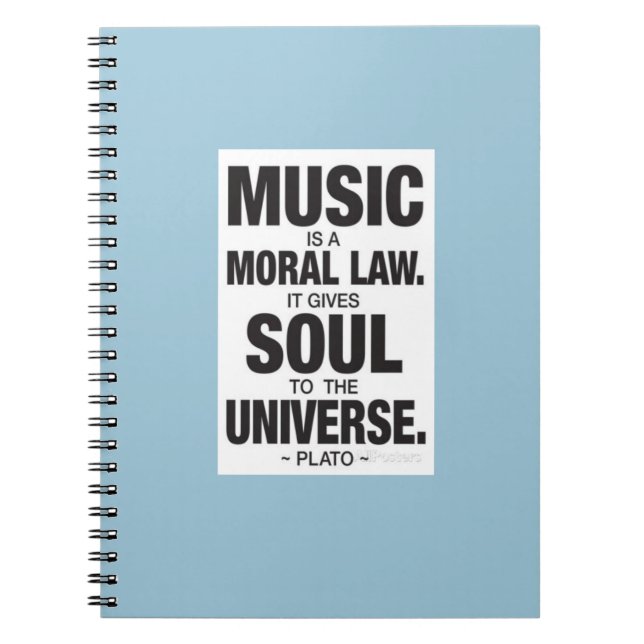Espiral Caderno das citações de Plato (Frente)