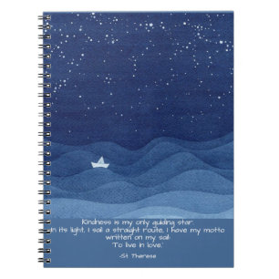 Espiral Caderno das citações do St. Therese