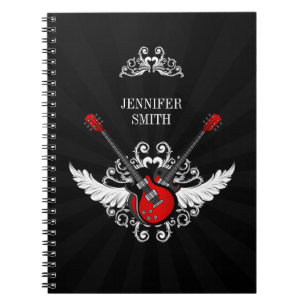 Espiral Caderno das guitarra do rock and roll
