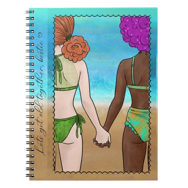 Espiral Caderno das Melhores Amigas (Frente)