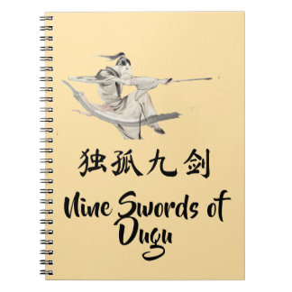 Espiral Caderno das Nove Espadas de Dugu