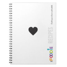 Caderno das RECEITAS de Foodie