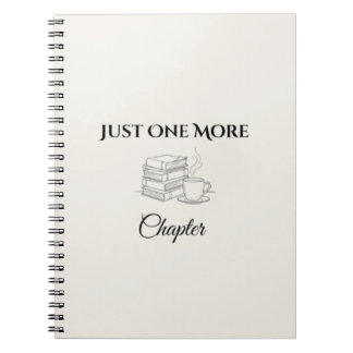 Espiral Caderno de Amante de Livros Apenas Mais Um Capítul