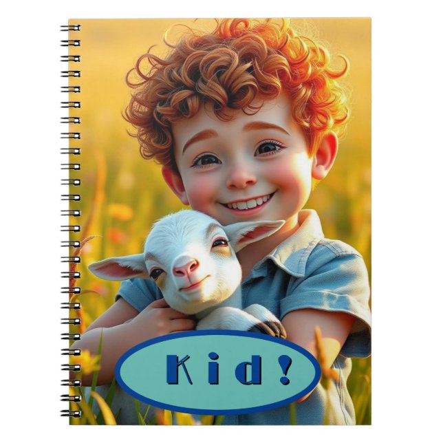 Espiral Caderno de Amigos da Fazenda Infantil (Frente)