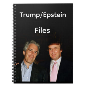 Espiral Caderno de Arquivos de Trump/Epstein