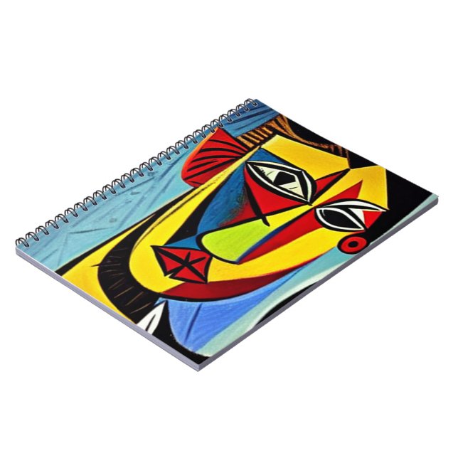 Espiral Caderno de Arte Abstrata (Left Side)