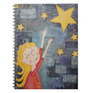 Espiral Caderno de Arte Alcançar as Estrelas