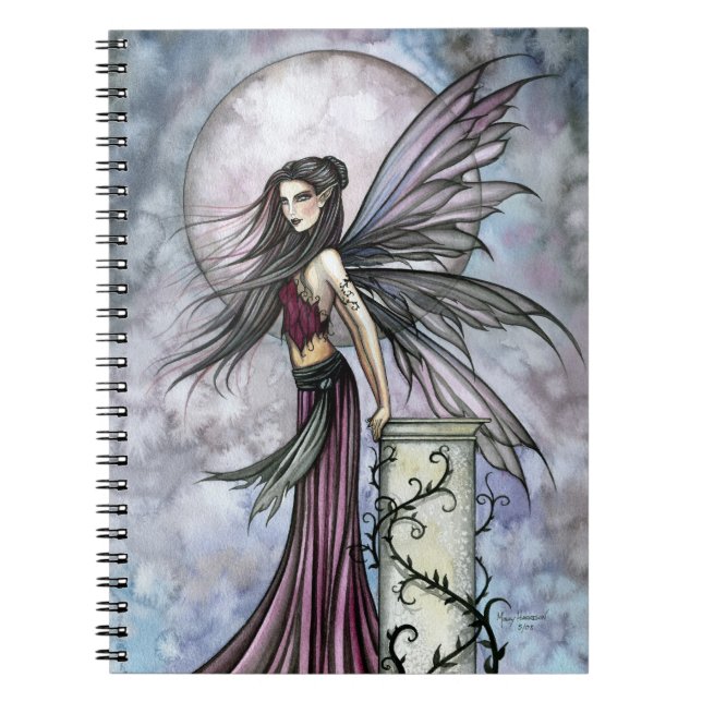 Espiral Caderno de Arte Fantasia da Fada Tranquilidade (Frente)