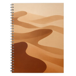 Espiral Caderno de Arte Neutro Sahara Dunes