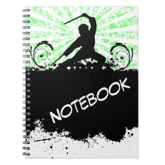 Espiral Caderno de artes marciais