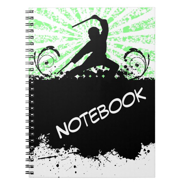 Espiral Caderno de artes marciais (Frente)
