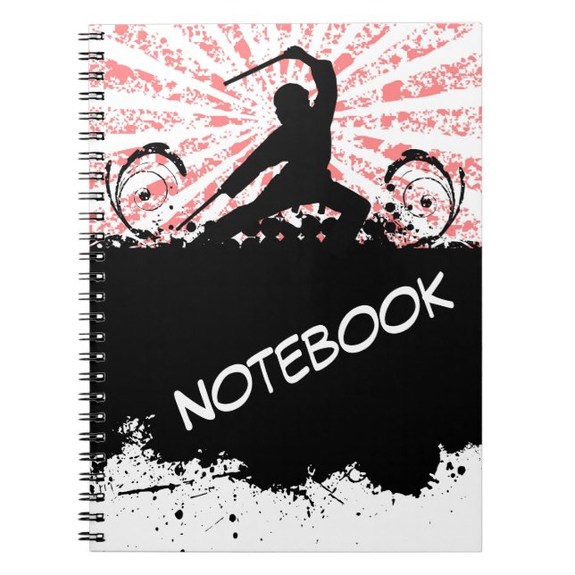 Espiral Caderno de artes marciais (Frente)