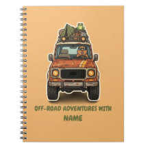 Caderno de Aventura de Camping Capivara Off-Road L