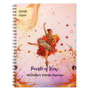 Espiral Caderno de Ballet Personalizado Pointe of View